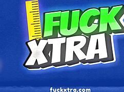 Perfect piece of ass GRABS MONSTER COCK, then deepthroats shy blonde teen