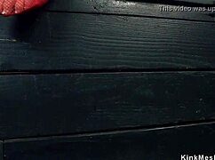 Redhead lesbian takes huge dildo 😏