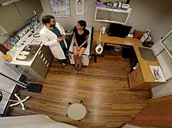 Mandatory New Student Physical For Mixed Cutie With Small 18+ Tits Examined By Doctor Tampa - Yesenia Sparkles.