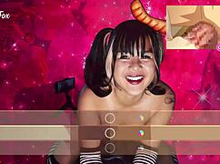 Exotiqfox Bounces Ass On Dick In Solo Gooner Masturbation