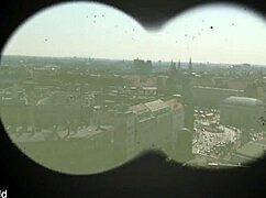 college girl with blue eyes fingers her shaved pussy