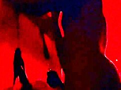 Amateur Couple Strokes Face for Cum Facial in Handcuffed Blowjob