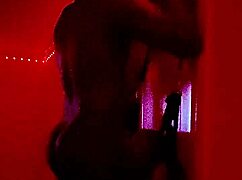 Amateur Couple Strokes Face for Cum Facial in Handcuffed Blowjob