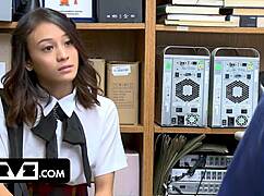 Japanese Teen Thief Caught Interrogated With Perv Tactics