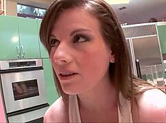 Horny lesbian fingers her messy roommate's tight pussy