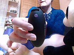 nicoletta cums on stuffed toy filling with pee and squirting