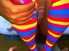 stepfather invites cute friend for creampie cheating session 😈