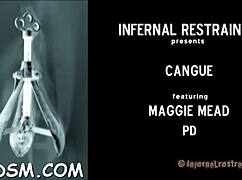 Hey, my redhead gf is getting her pussy drilled hard in this fetish session