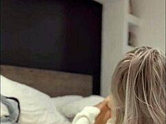 Skinny Tinder Slut Rides and Swallows Cum!