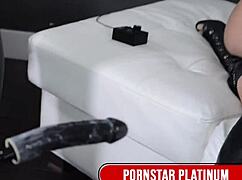 i'm horny with brett rossi, dominating close up tits and dildo play