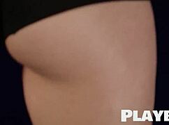 Mia Martinez, the sexy Latina MILF, works out with a blonde babe, undressing slowly