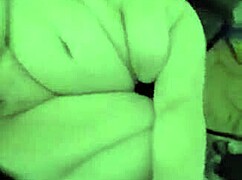 Kandy Kane deepthroats in homemade BBW scene