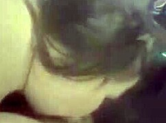 Kandy Kane deepthroats in homemade BBW scene