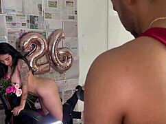 colombian petite licked and fucked anal