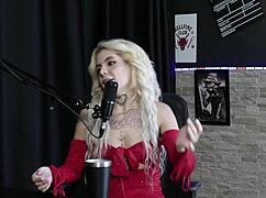 glamorous teen actress surprised during scene, actors use enhancements - kyra sex