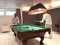 Mandy Bright, Horny Mommy In Lingerie, Gives HANDJOB To Monster Cock In Threesome