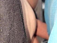 She loves him cumming in her panties during yoga.