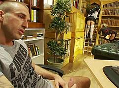 Balls-deep rapid-fire fucking makes hooters shake wildly versus gentle touch.