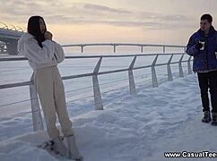 Casual Teen Sex After Table Pussy Lick Emily C Got Creamed