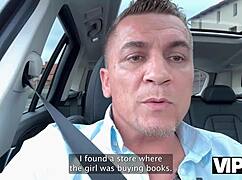 Intense Fuck In Backyard With Debtor In Leather Lingerie