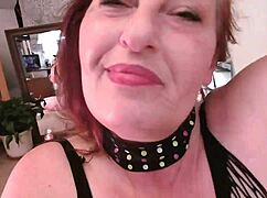 mature dawnskye in lingerie feels so feminine and sexy dressed in lace scraps