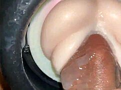 Fleshlight Cum Overload Close Up Creampie Action