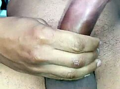 Bodybuilder engages in dirty talk with muscular amateurs in homemade setting