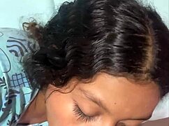 Petite Teen Fucks Monster Black Cock, Getting Cum Covered.