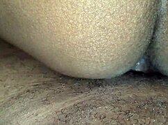 Horny Amateur Bent Over in Doggystyle Gets Creampie on Back