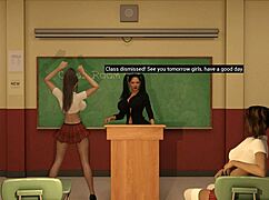 lets see what happens in the lesbian boarding college where girls masturbate and finger each other