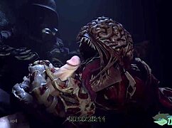 Resident Evil Character Dances Striptease Clothes Ripped Solo