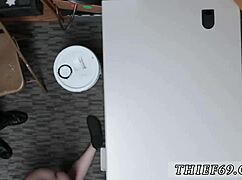 Police Examine Blonde Teen In Uniform For Attempted Theft