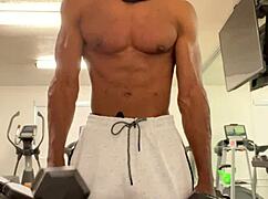 working out my neck and shoulders outdoors in california for the ladies