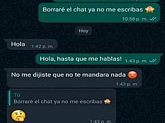 my friend in mini shorts gets all hot n bothered on whatsapp chat, lol