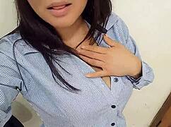 In The Office, I'm So Excited. As A Secretary, I Touch Myself Dirty While Waiting For Clients.