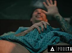 Pure taboo features ashley lane and anna claire clouds in a german fantasy 3-way.