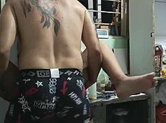 suegro catches me in kitchen and fucks my pussy without permission