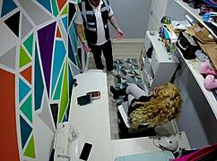 Talula thomas shouts, i'm a shoplifting slut, suck my big tits!