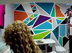 Talula thomas shouts, i'm a shoplifting slut, suck my big tits!