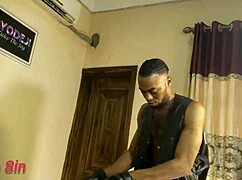 Teen babe bent over riding big fat cock on sofa