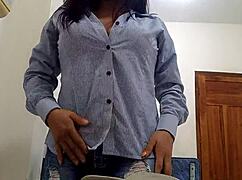 In The Office, I'm So Excited. As A Secretary, I Touch Myself Dirty While Waiting For Clients.