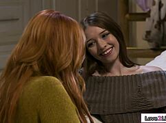 My Tiny Stepdaughter Scissorfucks My Hairy Pussy With Intense Tribbing