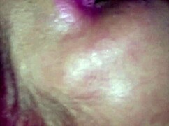 Interracial amateur with black finger in ass causing loud screams