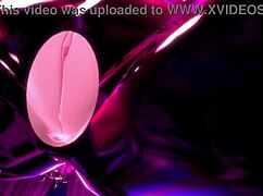 Petite gothic teen engages in BDSM pegging with a guy in VR