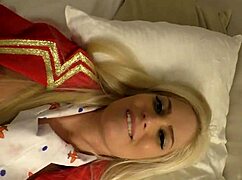 Air Hostess Candee Licious Takes Monster Cock Bareback!