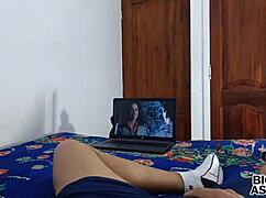 Stepdaughter Bent Over For Anal Creampie In Homemade Hardcore