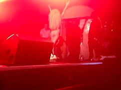 Lady Gaga Stripping Clothes On Show