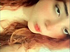 hot redhead prostitute shows off her pussy intensely