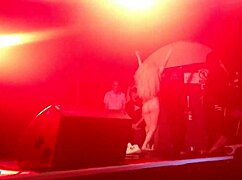 Lady Gaga Stripping Clothes On Show