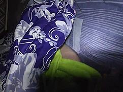 I find my best friend's mom resting on my bed